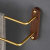 TBIIEXFL Bathroom Aluminum Towel Hanger Mounted Towel Rack Wood Towel Bar Rail Bathroom Accessories (Color : D, Size : 40cm)