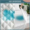 SeventhStitch Extra Deep Quilted Waterproof Mattress Protector Highly Absorbent Quality Bedding Pad Topper Cover Breathable Soft Fitted Bed Sheet