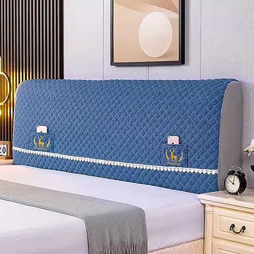 RTYHN Bed Headboard Cover, Slipcover Upholstered Headboard, Thickening Stretchy Protection Dust Cover for Double Bed/Small Double Headboard Prote