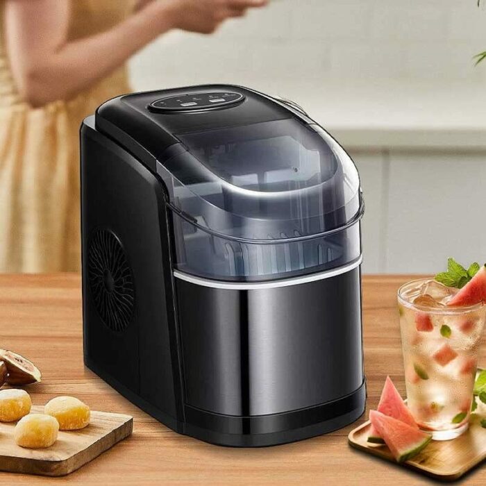 ZBJHY Electric Ice Maker 7-15mins Fast Icing Ice Cube Making Machine Commercial Ice Cube Machine