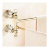 HIGOH Towel Racks,Towel Holder Towel Rail for Bathroom, Finish Rotating Towel Bar Clothes Hanger, Crystal Towel Holder, Wall Mounted Towel Hanger