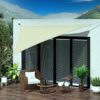 Aabb Sun Shade Sail 3x3x3m Triangle Waterproof Canopy 98% UV Blocking Sail Shades for Swimming Pool Balcony Terrace Courtyard Play Area (Beige）