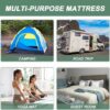 ZIKEBTUY Floor Mattress Japanese Futon King Mattress Topper - 10cm Thick Foldable Tatami Mat Sleeping Bed Pad for Guests, Dormitories, Camping, S