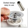 TAORANJU 2 Pcs Sink Fastening Accessories 45mm Sink Basket Screw Wash Basin Screw Sink Bolt Screw for Kitchen Bath Fixtures
