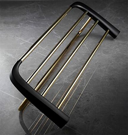 HIGOH Towel Racks, Bathroom Towel Rack Wall Mounted Towel Holder,Solid Brass Bathroom Accessories,Towel Holder,Towel Shelf,Towel Rack,Bath Hardwa