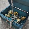 Wood Storage Trunk with Lock, Vintage Storage Box, Treasure Chest Storage Box, Coin Box Treasure Chest Pirate, Wooden Chest, Treasure Chest Money
