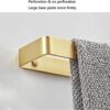 Towel Bar Towel Rail Brushed Gold bathroom towel rack Wall Mounted Space Aluminum Towel Holder Storage Rack for Bathroom, Kitchen, Toilet