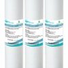 3X AquaHouse 10" Sediment Water Filter Cartridge for Reverse Osmosis, Water fed Pole & Partictle Filtration, fits Standard 10" Filter housings -