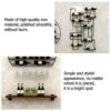 Industrial Wall Wine Rack,Wall Mounted Wine Rack,Modern Metal Wall Mounted Wine Display Rack,Wine Racks Wall Mounted With Wine Glass Holder,Wine