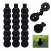 50pcs Shade Cloth Clips, 2023 Plastic Round Shade Cloth Clips Heavy Duty Shade Netting Clips Shade Cloth Lock Clips Sun Shade Fabric Accessory fo