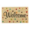 DII Indoor/Outdoor Natural Coir Easy Clean Rubber Back Entry Way Doormat For Patio, Front Door, All Weather Exterior Doors, 18 x 30 - Merry Chris