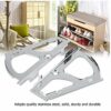 Zerodis Shoes Cabinet Hinge,2Pcs Stainless Steel Shoes Drawer Hinges Shoe Rack Flip Frame Turing Rack Replacement Fittings for Shoes Storage and