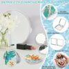 UPINS Diamond Painting Mirror, 3 Pcs Diamond Art Compact Mirror Folding Diamond Dots Mirror Protable Magnifying Mirror Pocket Makeup Mirror Diamo
