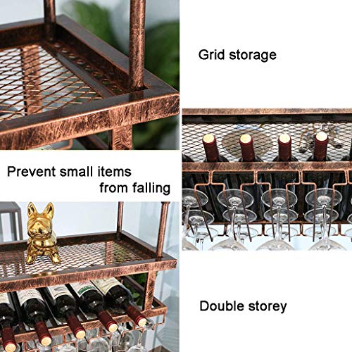 OUSIKA Wine Racks,Ceiling-Type Wine Holder/Adjustable Wine Bottle Holder Hanging Wine Glass Racks/Goblet Stemware Racks,100Cm
