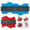 [2 Pack] Contour Gauge Duplicator [5 inch+10inch] Willingood Profile Measuring Tool Plastic Woodworking Shape Tracing Template Contour Copy Dupli