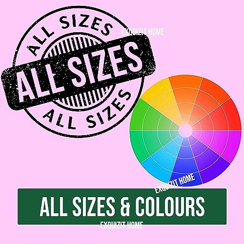 EXQUIZIT HOME Knitted Round Pouffe Foot Stool Ottoman Large 100% Cotton Chunky Moroccan 50cm Pouf COLOUR BLACK