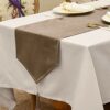 BALCONY & FALCON Table Runner, Kitchen Runner Waterproof Table Runner Modern Stain-proof Table Runner for Furniture with Tassel for Home Christma