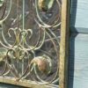 40x24cm Large Rustic Design Arch Scroll Ornate Garden Wall Mirror Metal Country