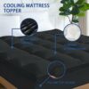 CYMULA Mattress Topper Queen Size, Mattress Pad Cover for Ultimate Comfort, Extra Thick 5D Snow Down Alternative Overfilled Plush Pillow Top with