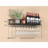 Wall-Mounted Wine Glass Holder Metal Wrought-Iron Stylish Simplicity Household Goblet Rack Kitchen Cutlery Bottle Holder Glass Wine Glass Holder