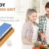Whetstone Sharpening Stone Kit Dual Sided 1000/6000 Grit Professional Whetstone Knife Sharpener Stone Wet Stone Set Nonslip Bamboo Base Angle Gui