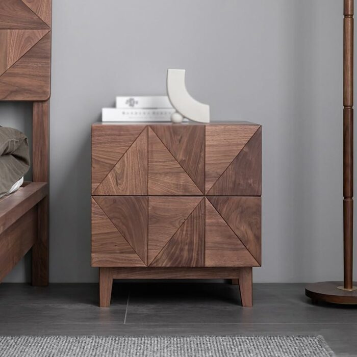 MJWDP Furniture Bedroom Nightstand Side Cabinet Large Storage Space Bedroom Nightstand Chest Of Drawers