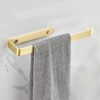 Towel Bar Towel Rail Brushed Gold bathroom towel rack Wall Mounted Space Aluminum Towel Holder Storage Rack for Bathroom, Kitchen, Toilet