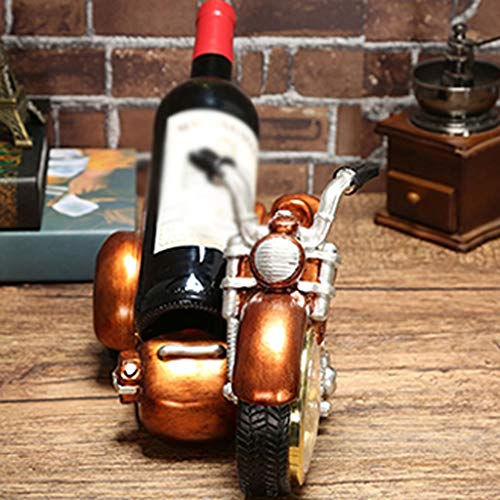 CZDYUF European Resin Crafts Wine Rack Wine Cabinet Decoration Ornaments Creative Rack desk decoration
