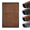 TradeXone Door Mat Non-slip Mats-Stain-Resistant Entrance Rug- Heavy Duty Washable Door Mats Indoor- Dirt Capture, Super Absorbent, Soft Feel Pol