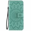 Thoankj Samsung Galaxy A54 5G Case, Shockproof PU Leather Flip Notebook Wallet Cover Embossed Sunflower with Magnetic Stand Folio Soft TPU Bumper