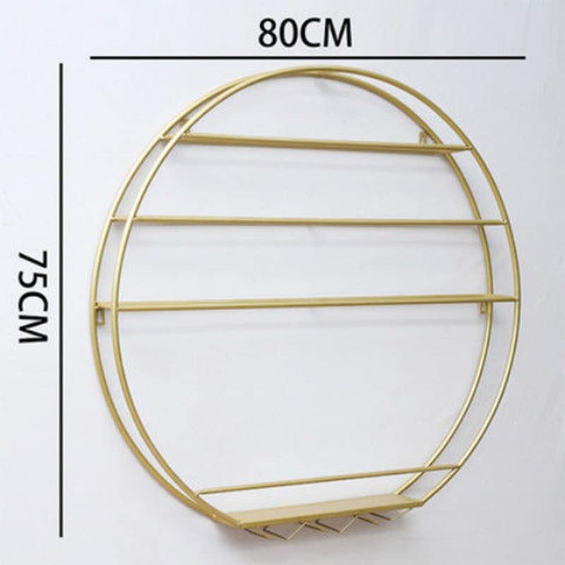 LUKEO Wall-mounted Wine Rack European-style Wrought Iron Glass Cabinet Restaurant Display Cabinet Bar Storage Rack