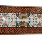 30 x 60 Inches Pietra Dura Art Kitchen Table Top for Home Furniture Decor Rectangle Shape Marble Dining Table