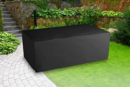 Bosmere Protector 6000 | Rectangular Table Cover | L 170cm W 94cm H 71cm | 100% Waterproof, UV Protected, Heavy Duty 600D | 6 Year Guarantee | D5