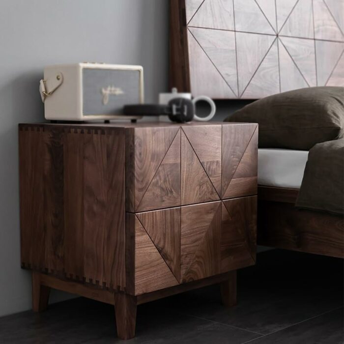 MJWDP Furniture Bedroom Nightstand Side Cabinet Large Storage Space Bedroom Nightstand Chest Of Drawers