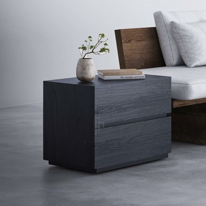 JJZXD Side Cabinets Carbonized Black Sofa Corners Several Lockers With Drawers Bedside Tables