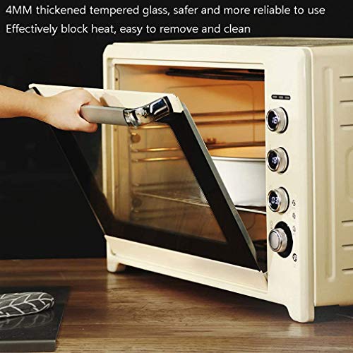 KKYKP 85L Convection Countertop Toaster Oven, Includes Bake Pan, Broil Rack & Toasting Rack, Stainless Steel