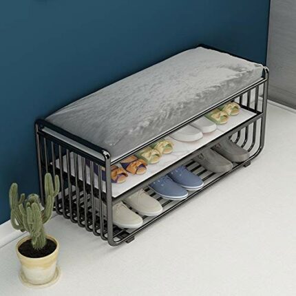 JYDQM Shoe Storage Stool Living Room Shoe Rack Simple Change Shoe Bench Organizer Cabinet Hallway Seat Chair Shelf Holder