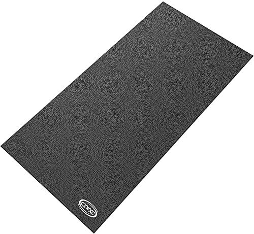 CXWXC Bike Mat 36" x 72"- Exercise Spin Peloton Bike Mat - Heavy Duty Cycling Trainer Floor Mat for Treadmill Spin, Peloton, Stationary, Exercise