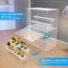 ACRLIE 2 Tier Acrylic Display Case Collectibles Display Boxes for Pastry Cabinet Cars Collectibles Dustproof Protection (30x17.5x40.5cm / 11.8x6.
