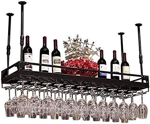 OUSIKA Wine Racks,Hanging Wine Rack Wine Glass Rack Wine Cup Holder Goblet Rack Bottle Rack Glass Rack Stemware Racks Vintage Style Decoration St