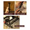 EMISOO Wine Rack Wall Mounted - Glass Carriers for Pubs Wine Glass Holders Hanging Under Shelf Glassware Rack Holder Ceiling Wine Rack Retro Deco