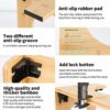 Toilet Stool,Squatty Potty Poop Stool for Bathroom, omlcines Foldable Potty Stool for Adults, Portable Squat Potty Stool with Non-Slip Mat for Ad