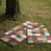 65cm x 150cm HUG RUG (check 10 design) machine washable doormat dirt trapper absorber door mat