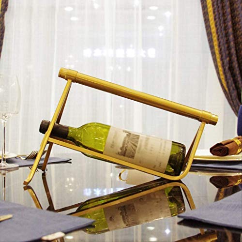 CZDYUF Stainless Wine Rack - Wine Rack Decoration Restaurant Wine Rack Home Creative Furnishings
