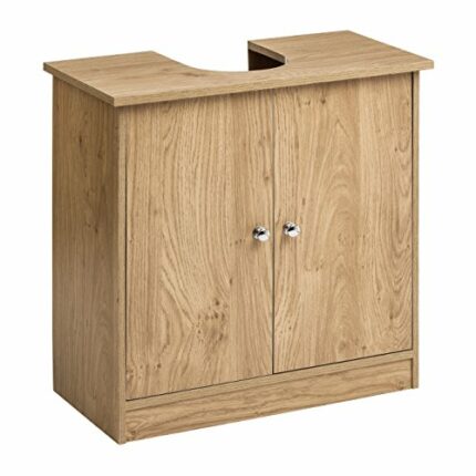 Premier Housewares Under Kitchen Sink Cabinets Oak Bathroom Under Sink Cabinet Under Basin Storage Undersink Cabinets Sink Storage Bathroom 60x60