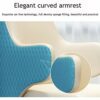 dining chair Kitchen Dining Room Furniture Chairs 2pcs PU Leather High Back Soft Seat Dining Chair With Non-slip Feet And Armrest For Living Room