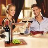 B4Life Countertop Wine Rack with Glass Holder, Wine Caddy with Serving Tray, Wine Tray with Wine Glass Holder, Wine Bottle Racks with Glass Holde