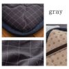 YLYAJY Foldable Tatami Mattress Adults Single Double Thick Warm Cotton-dyed Mattress with Straps Twin Queen King Size (Color : Gray, Size : 180x2