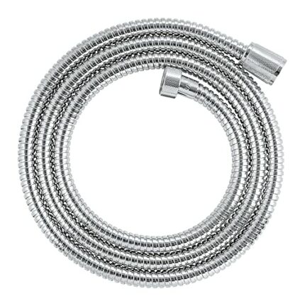 GROHE Universal VitalioFlex - Metal Shower Hose 1750 mm (Pressure Resistance Up To 5 bar, Heat Resistance 70°C, Tension Up To 50kg, Universal Con