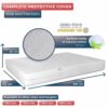WRAPPYBAG® Waterproof Mattress Protector Cover – Keep out Bedbugs and Mites – Mattress Protecting Draw Sheet without Chemical Treatment – Soft &